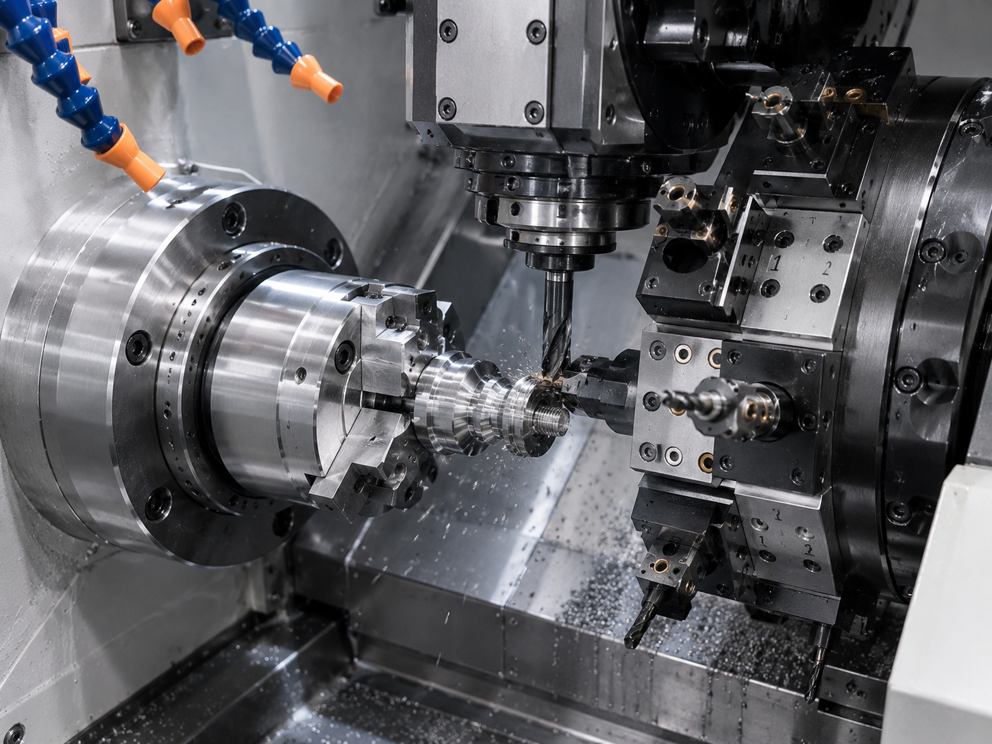Turn-mill machining capability